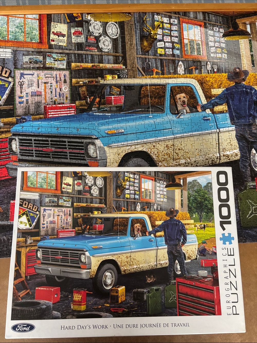 1000-Piece Puzzle, Classic Ford Truck